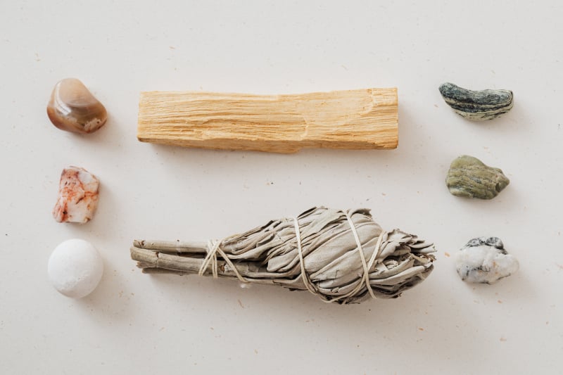 Деревянные камни Sage Palo Santo