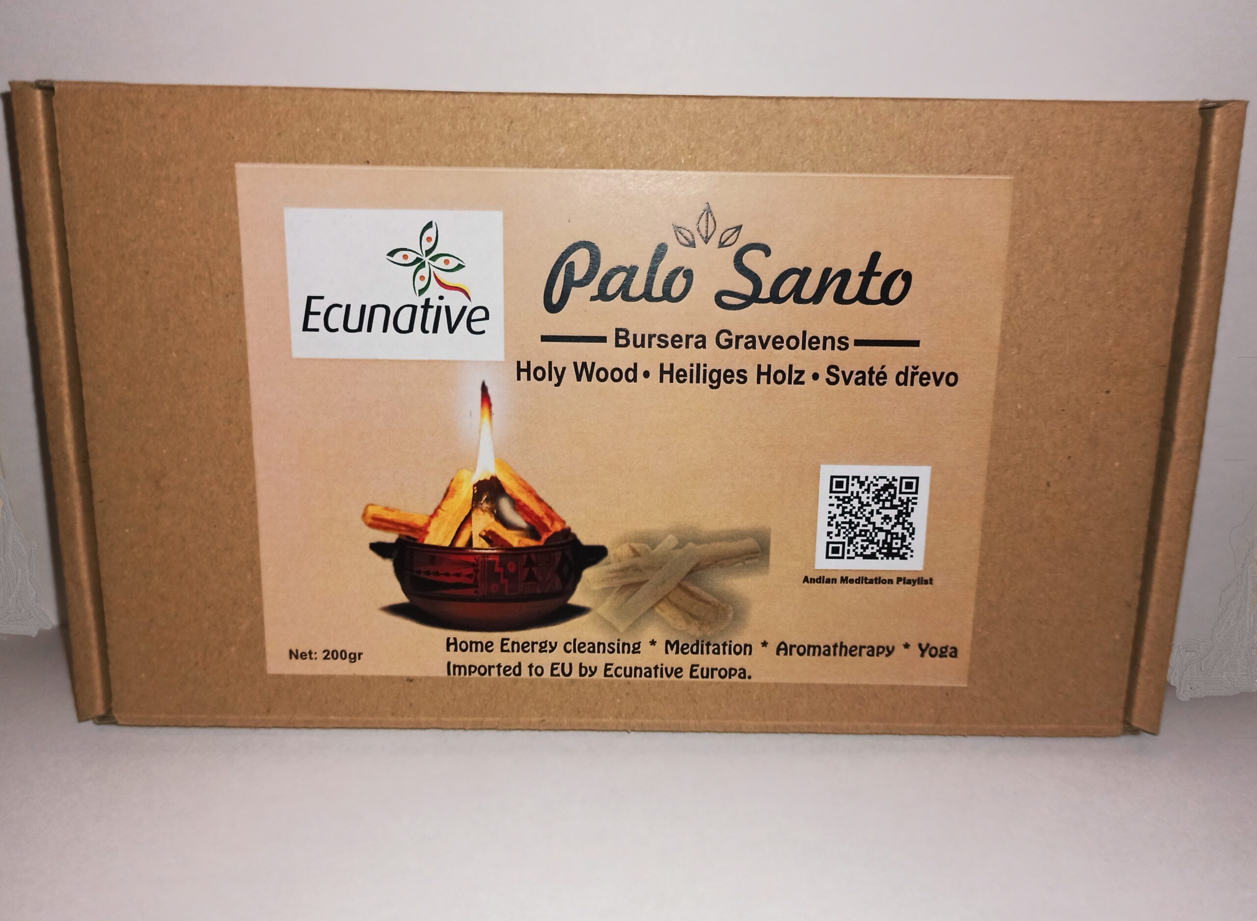 Palo Santo Wood Shop Ecunative Europe 200gr Cover. Palo Santo Wood Shop Ecunative Europe 200gr Cover.
